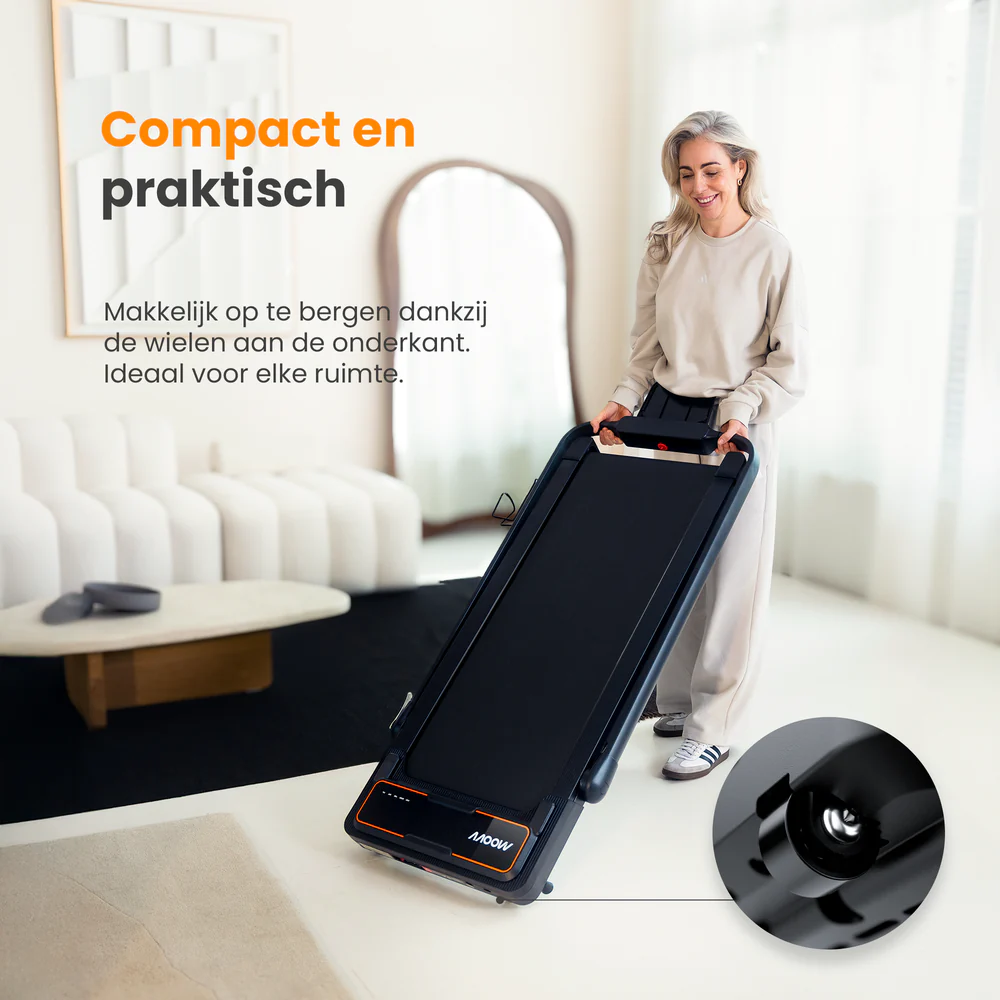 Moovv SmartStep Pro v3 Incline – Opvouwbare Loopband met Hellingfunctie