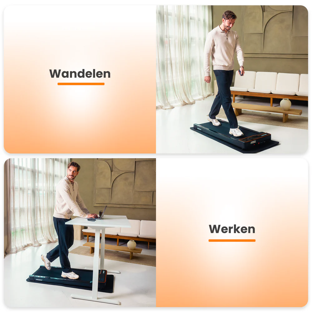 Moovv Smartstep V2 loopband voor onder bureau